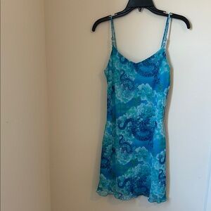 VENUS Blue Floral Mini Dress